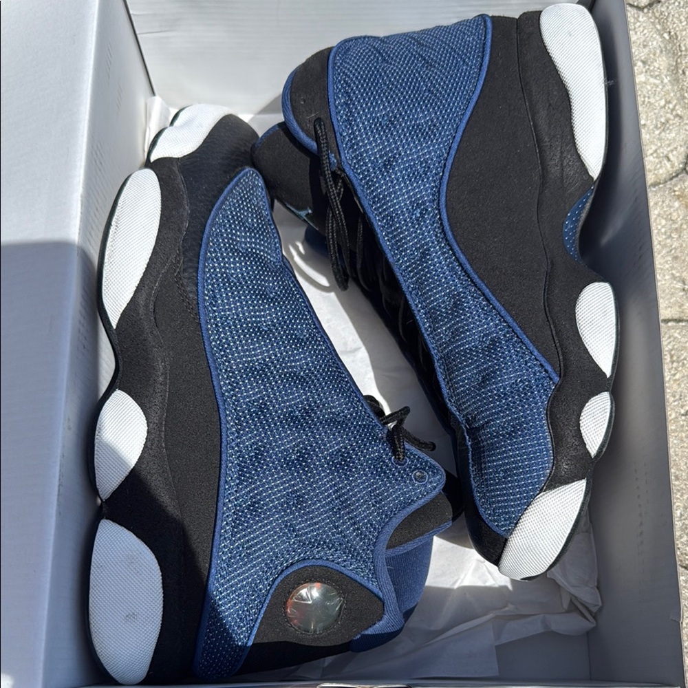 Air Jordan Retro 13 Sneakers - Black and Blue